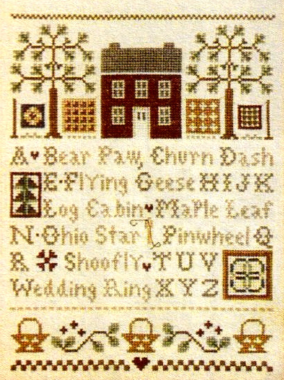 Quilt Time Sampler - Cross Stitch Pattern