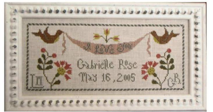 Gabrielle Rose - Cross Stitch Pattern