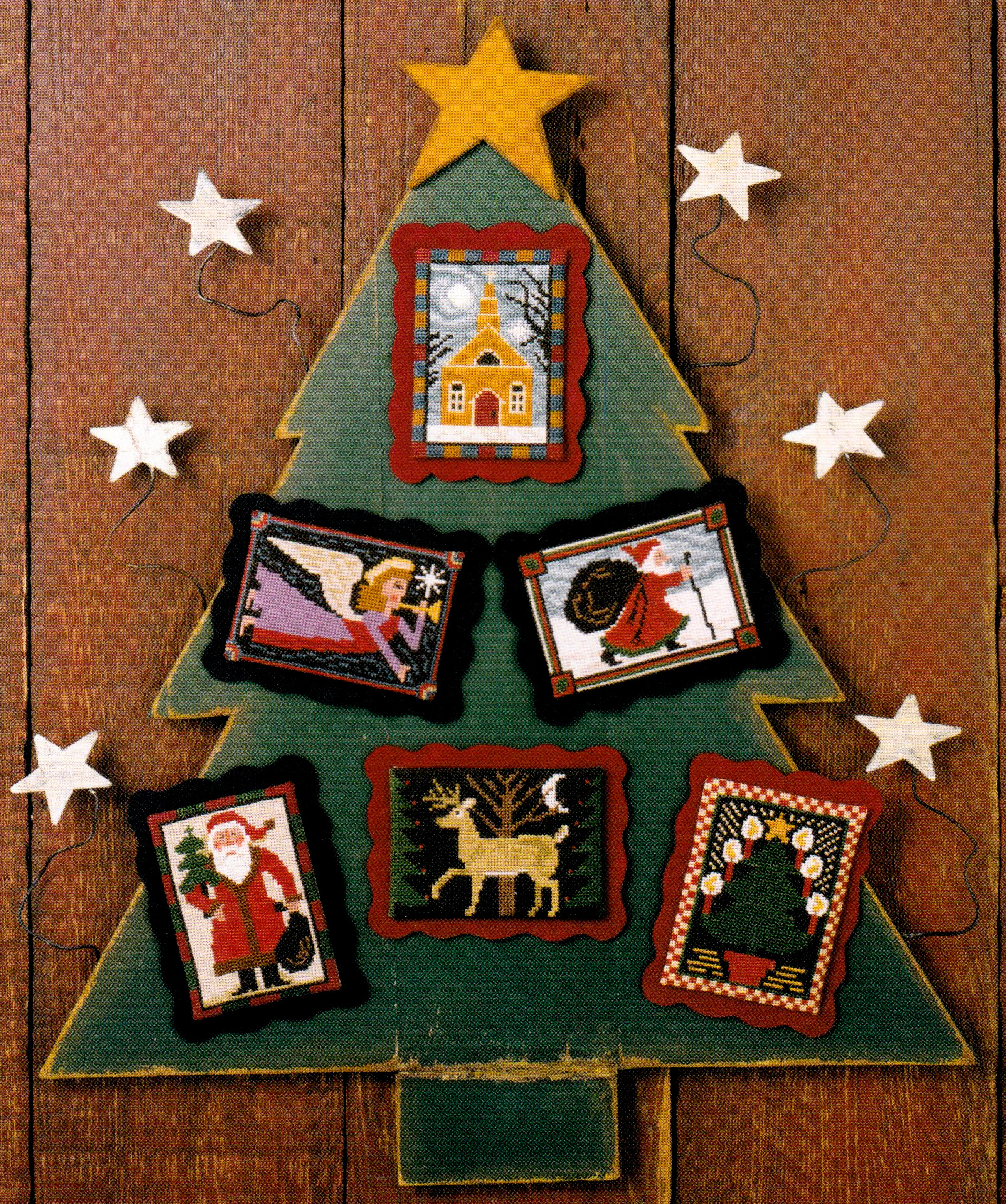 Folk Art Christmas (Book 124) - Cross Stitch Pattern