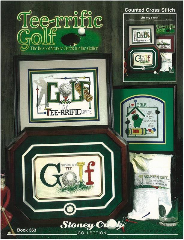 Tee-rrific Golf - Cross Stitch Pattern