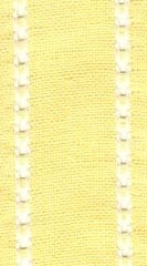 27 Count Yellow/Ant White Celeste Linen Banding 2x36