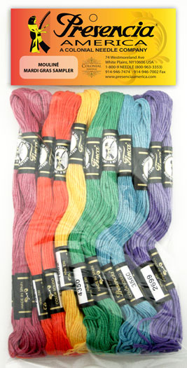 Mardi Gras Presencia Finca Floss Sampler Pack