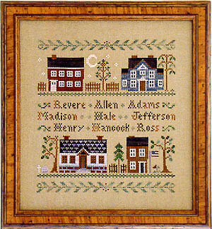 Colonial Homes - Cross Stitch Pattern