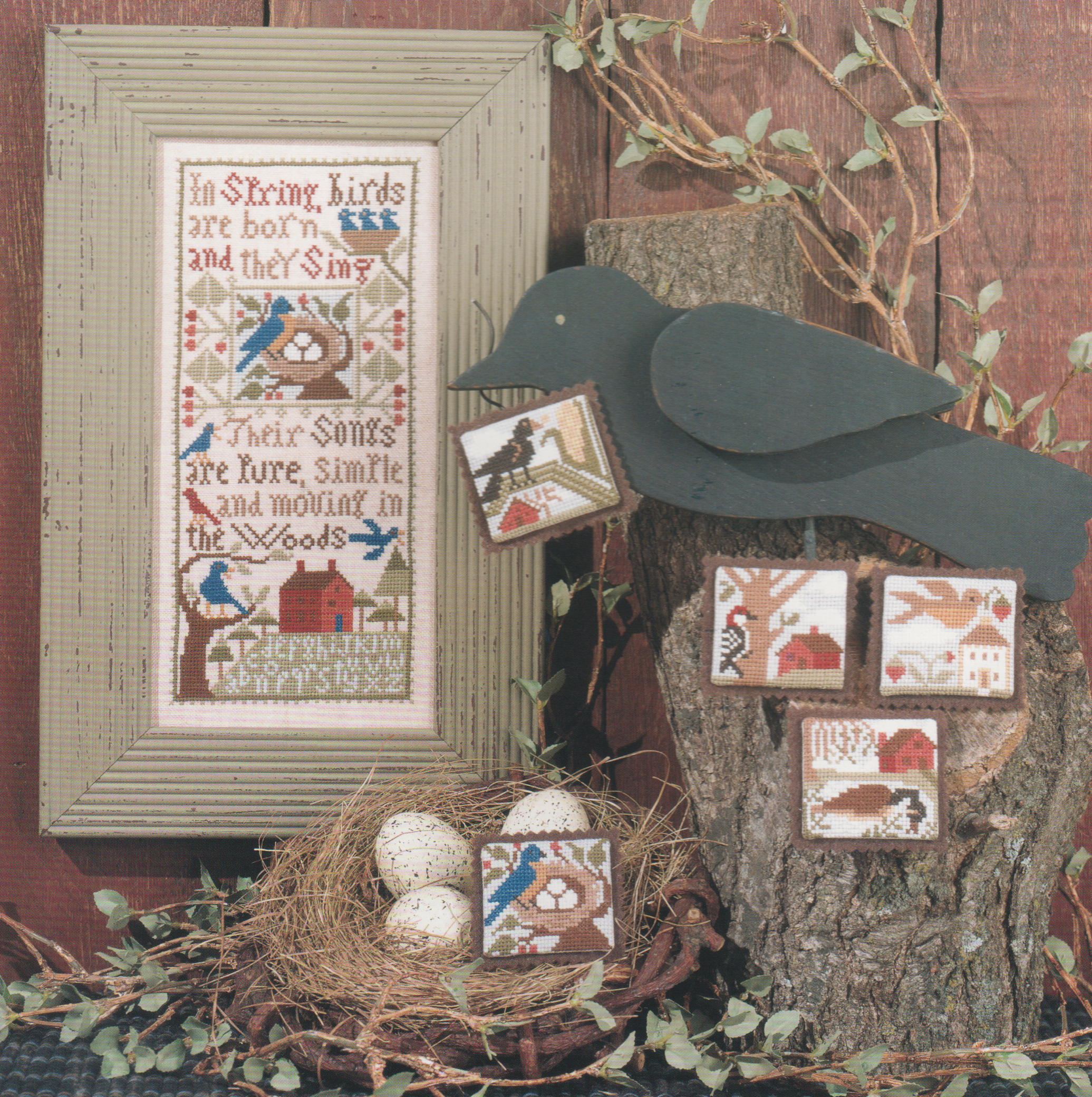 Birdsong II (Book 129) - Cross Stitch Pattern