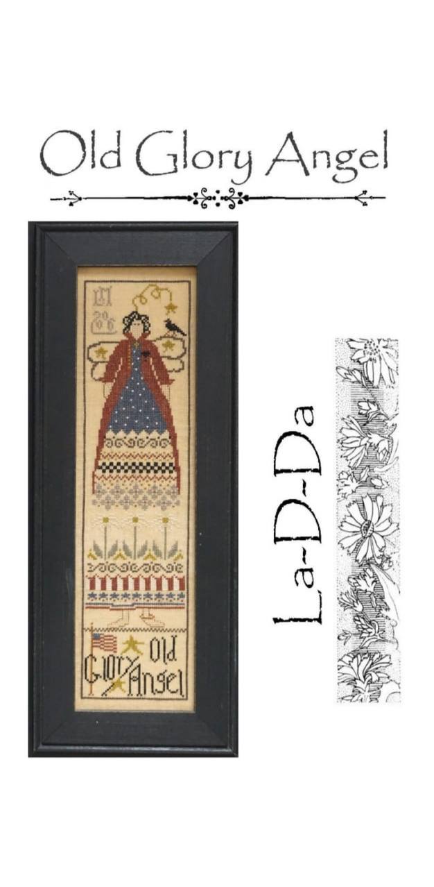 Old Glory Angel - Cross Stitch Pattern