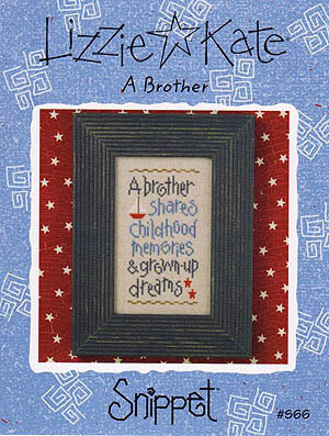 Brother, A - Cross Stitch Pattern