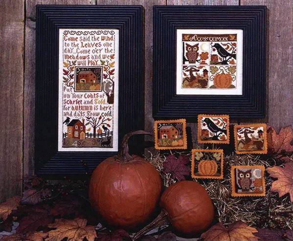Autumn Leaves (Book 132) - Cross Stitch Pattern