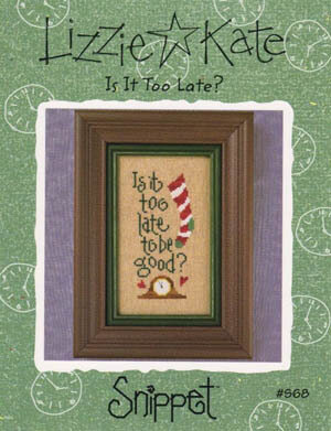 Is It Too Late? - PDF Cross Stitch Pattern