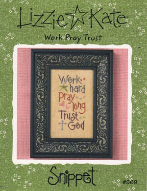 Work Pray Trust - PDF Cross Stitch Pattern