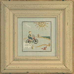 The Summer Snapperland - Bikeride - Cross Stitch Pattern