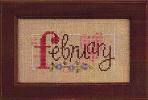 Flip-It Bits February - Cross Stitch Pattern