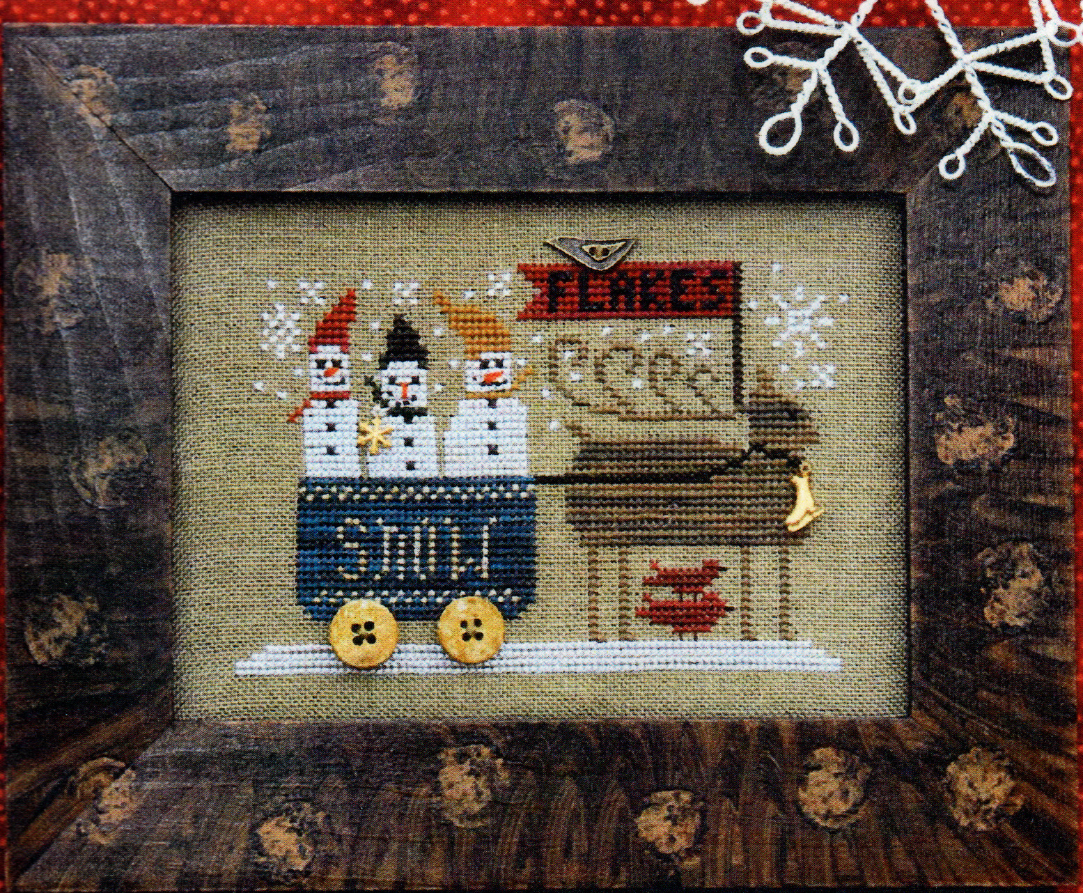 Delivering Snow - Cross Stitch Pattern
