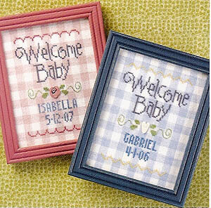 Welcome Baby - PDF Cross Stitch Pattern