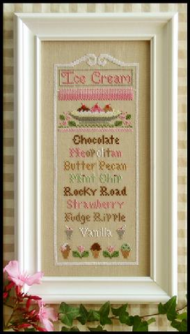 Ice Cream Sundae - Cross Stitch Pattern