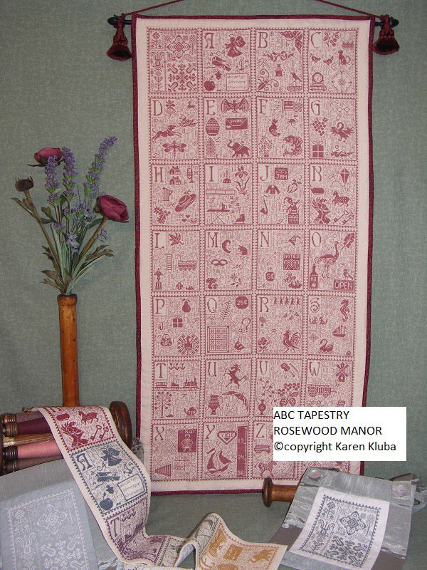 ABC Tapestry (30 pages) - Cross Stitch Pattern