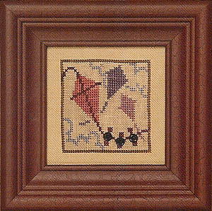 Red Thread Snappers - Fly A Kite - Cross Stitch Pattern