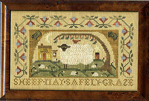 Sheep May Safely Graze - Cross Stitch Pattern