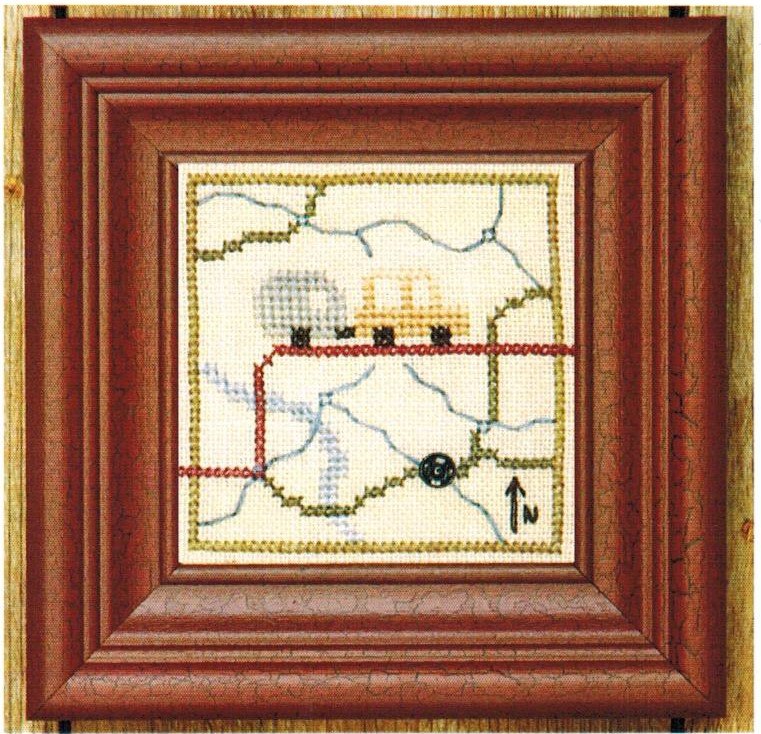 Red Thread Snappers - Road Trip - Cross Stitch Pattern