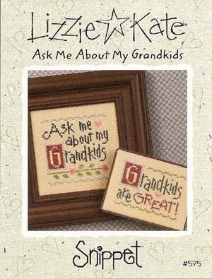 Ask Me About My Grandkids - Cross Stitch Pattern