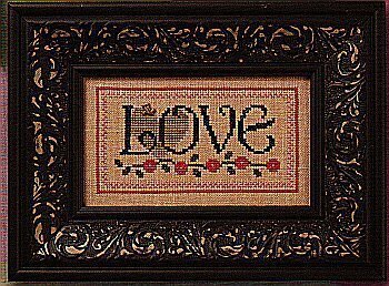 Living Double Flip - Dream/Love - Cross Stitch Pattern