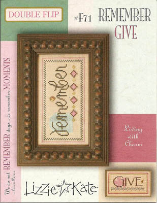 Living Double Flip - Remember/Give - Cross Stitch Pattern