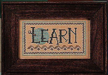 Living Double Flip - Listen/Learn - Cross Stitch Pattern