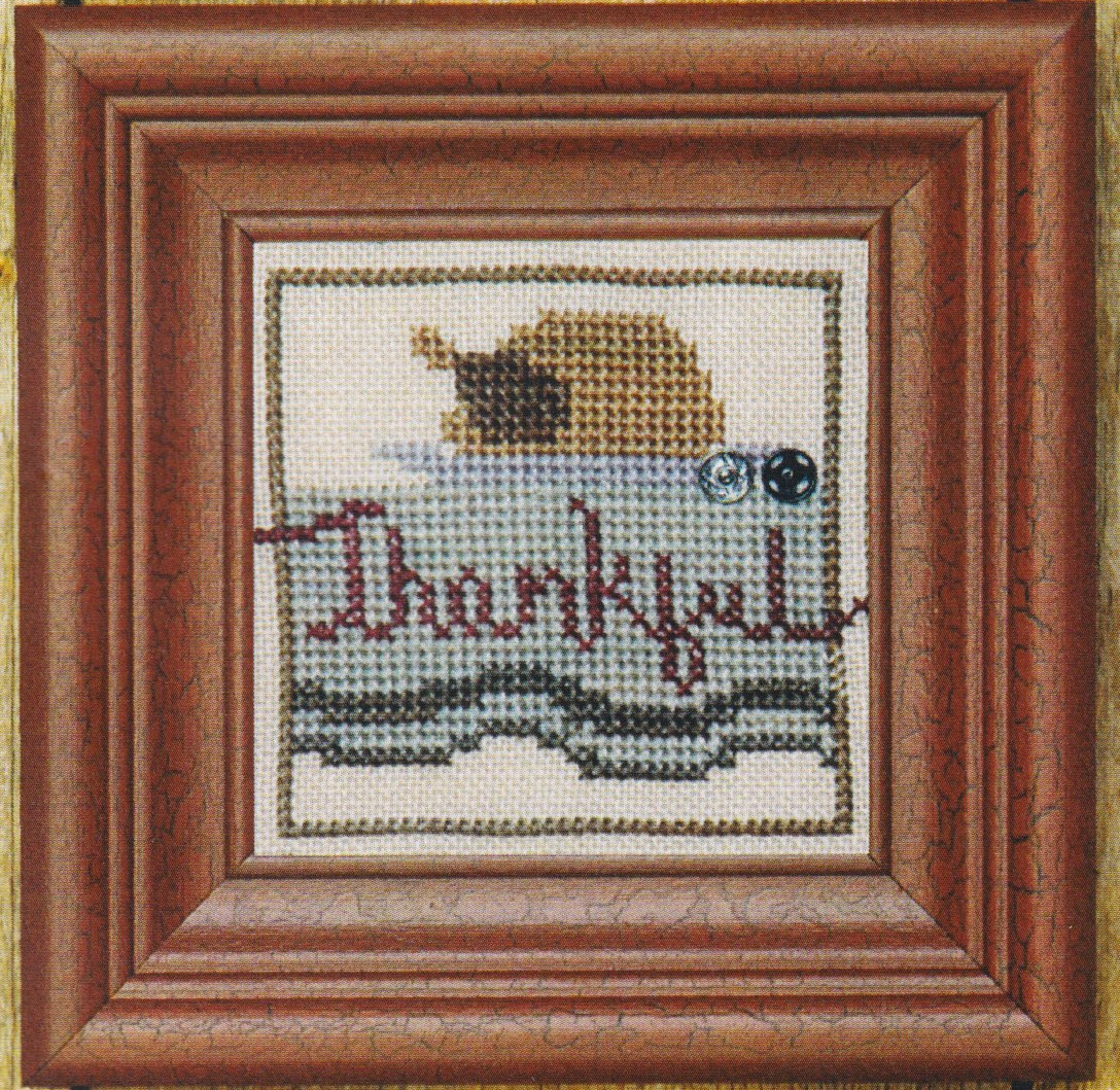 Red Thread Snappers - Thankful - Cross Stitch Pattern