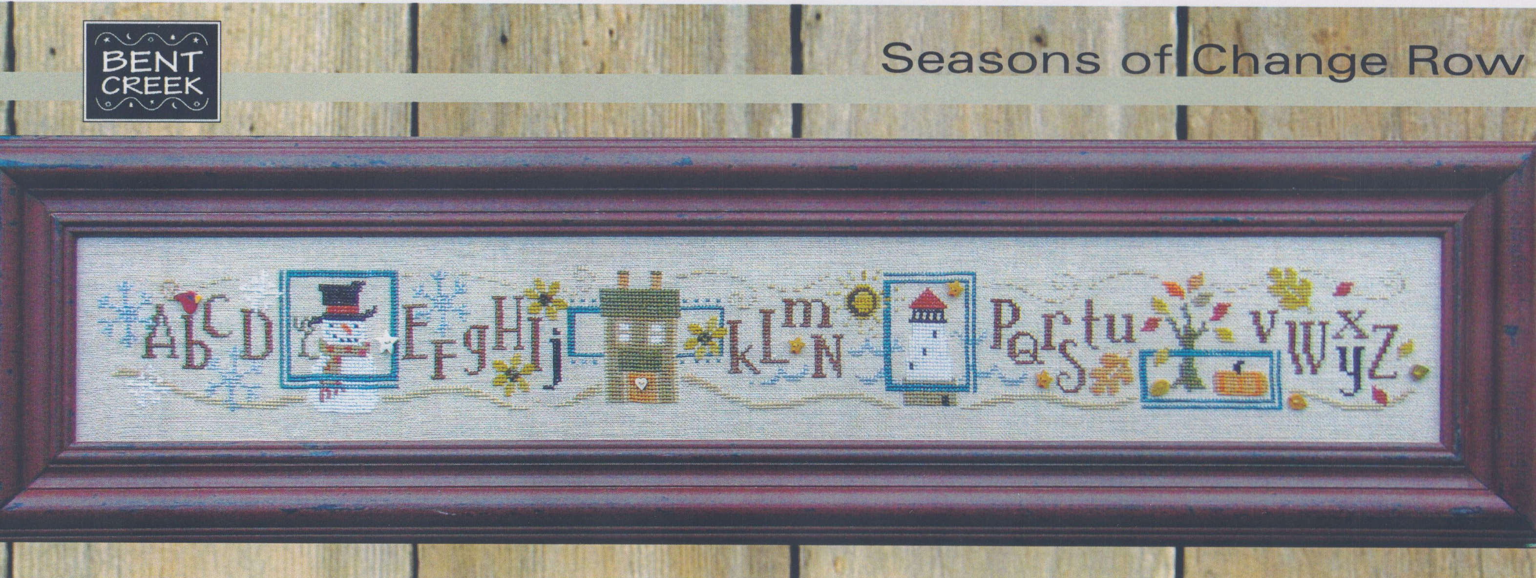 Seasons Of Change Row - Cross Stitch Pattern