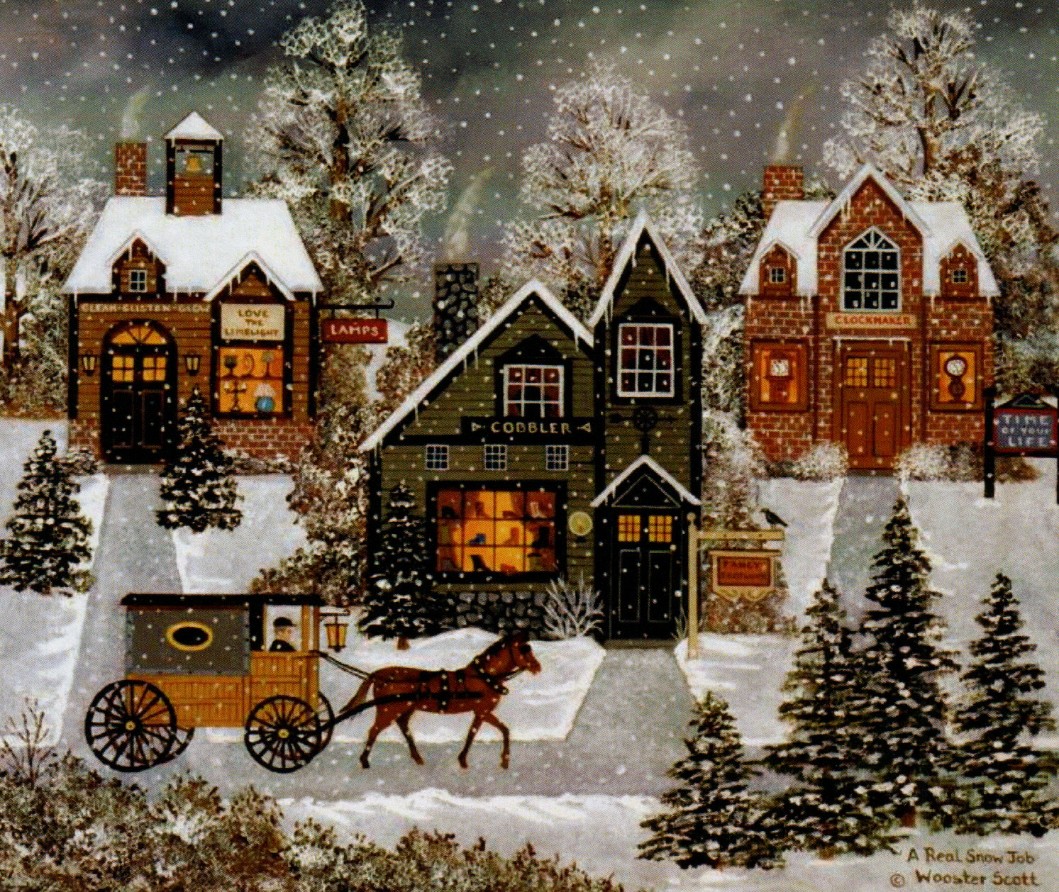 Real Snow Job, A - Cross Stitch Pattern