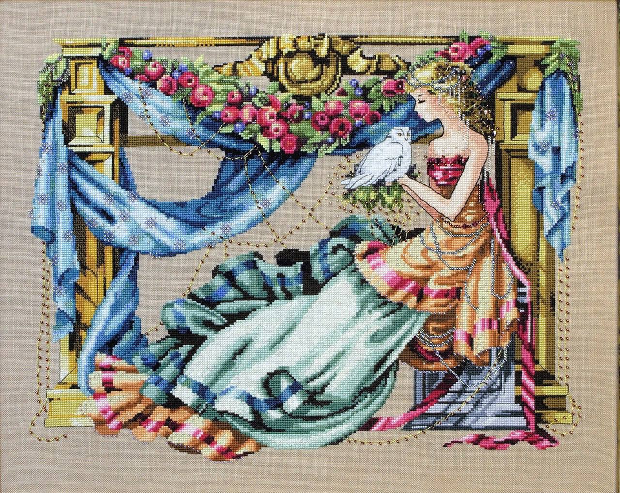 Athena Goddess of Wisdom - Mirabilia Cross Stitch Pattern