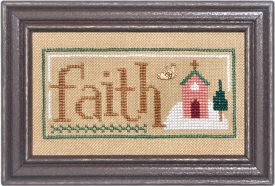 Christmas Spirit Double Flip - Faith/Cheer  - Cross Stitch