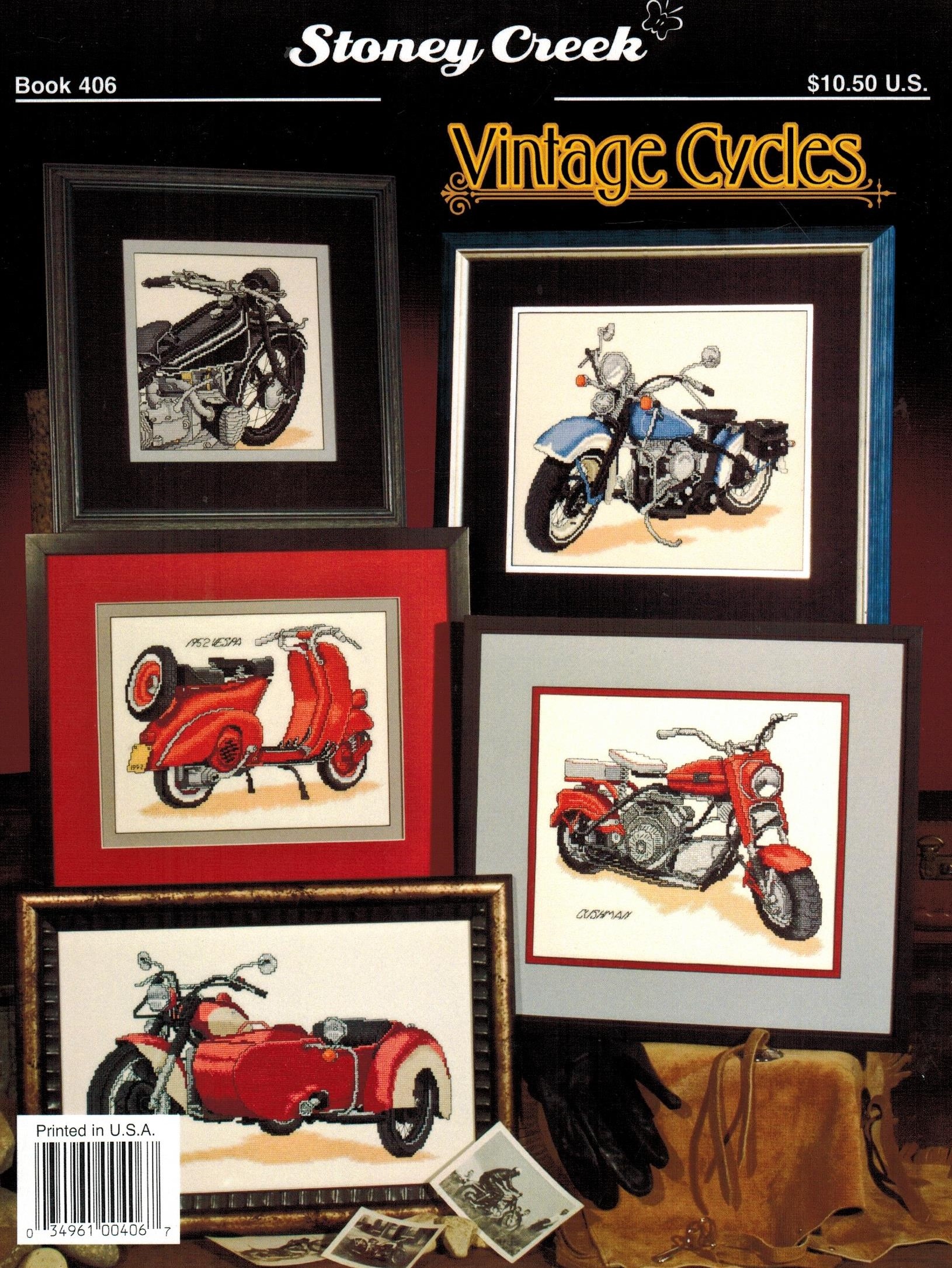 Vintage Cycles - Cross Stitch Pattern