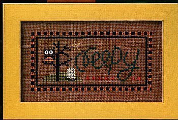 Halloween Boo Club - Eek/Creepy - Cross Stitch Pattern