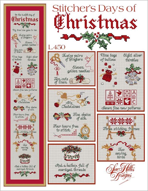 Stitcher's Days Of Christmas - Cross Stitch Pattern