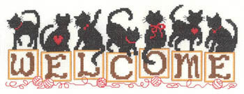 Welcome Kittens - Cross Stitch Pattern