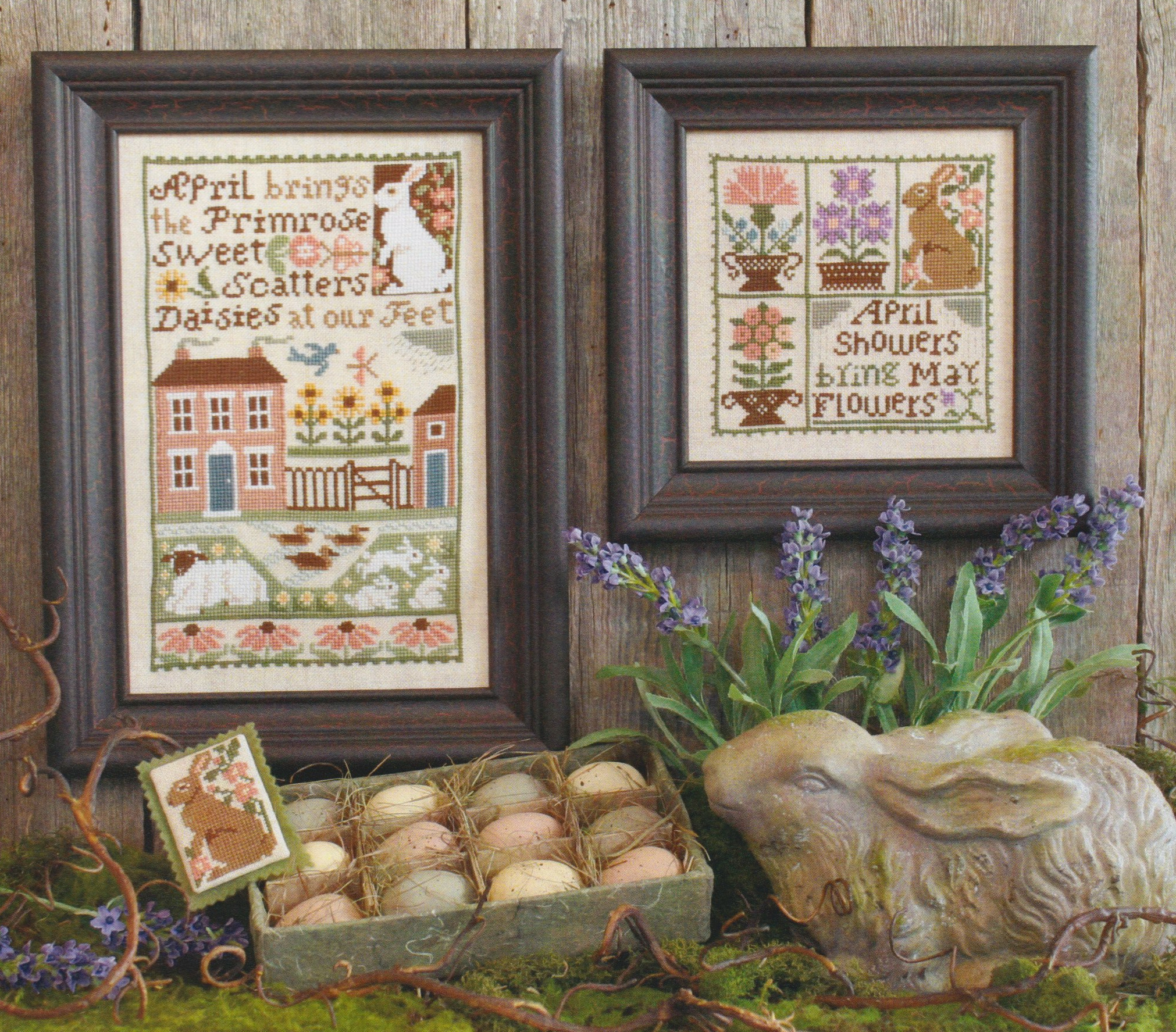 April (Book 152) - Cross Stitch Pattern