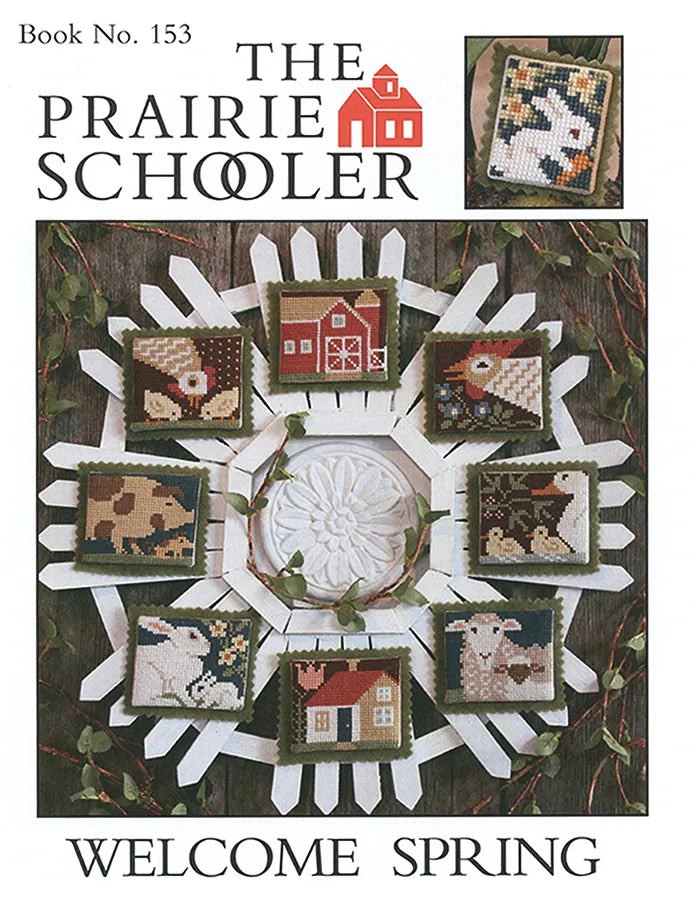 Welcome Spring (Book 153) - Cross Stitch Pattern