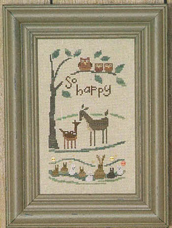 So Happy - Cross Stitch Pattern