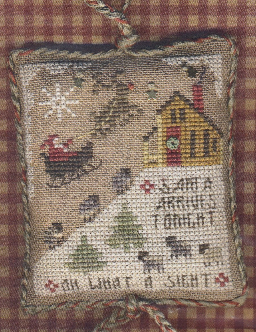 Santa Arrives Tonight - 2009 Ornament with embellishment 