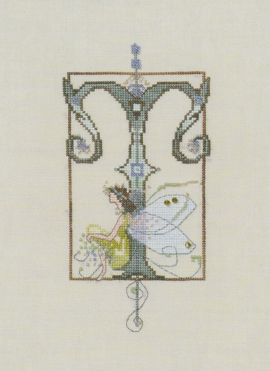 Letters From Nora - T - Cross Stitch Pattern