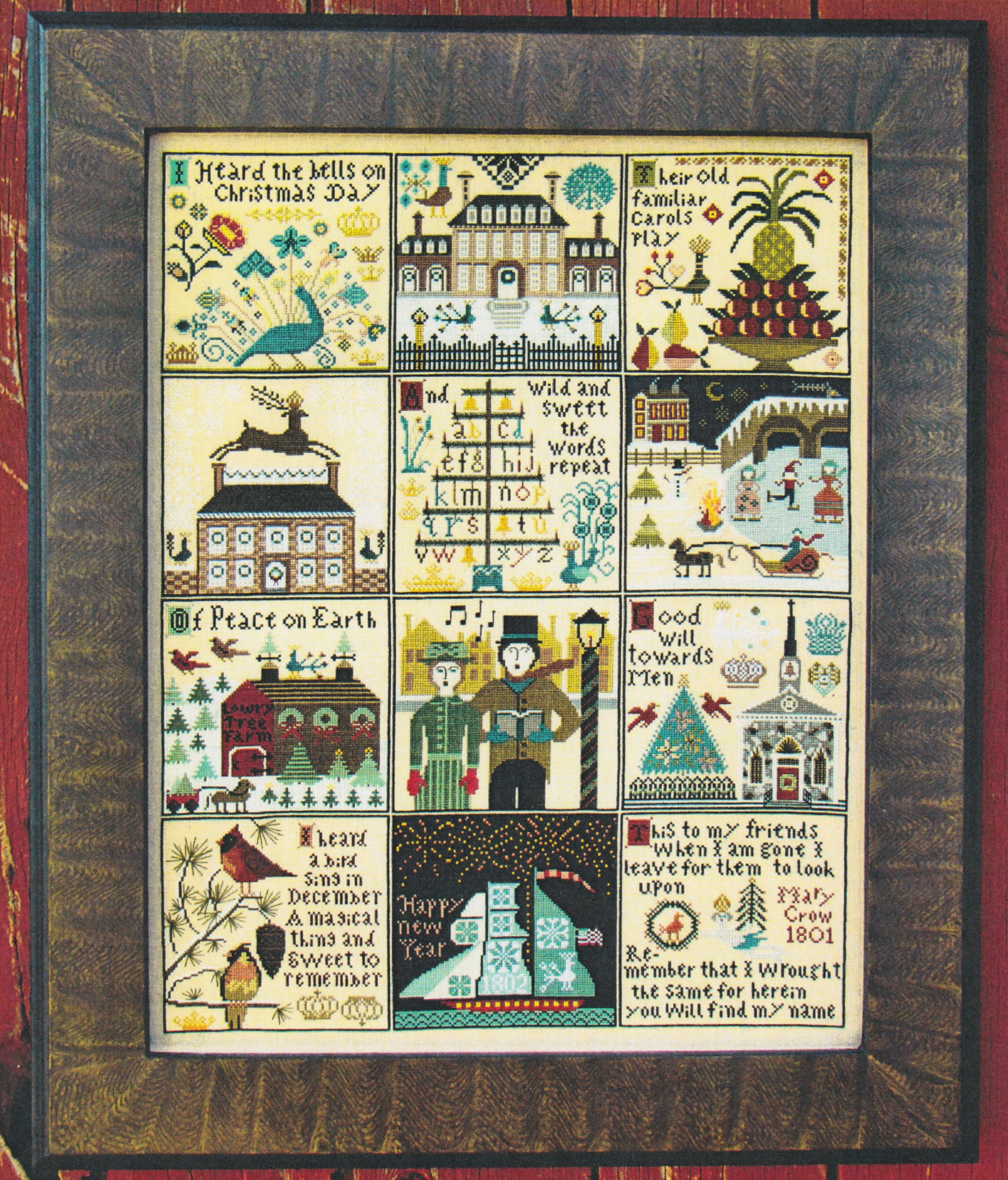 Christmas at Hawk Run Hollow - Cross Stitch Pattern