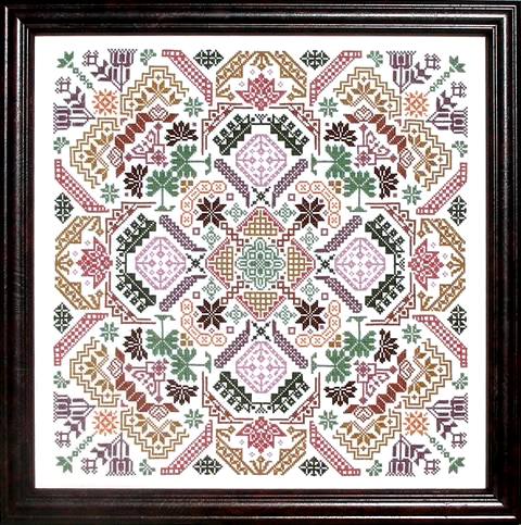 Quaker Geometric Puzzle - Cross Stitch Pattern