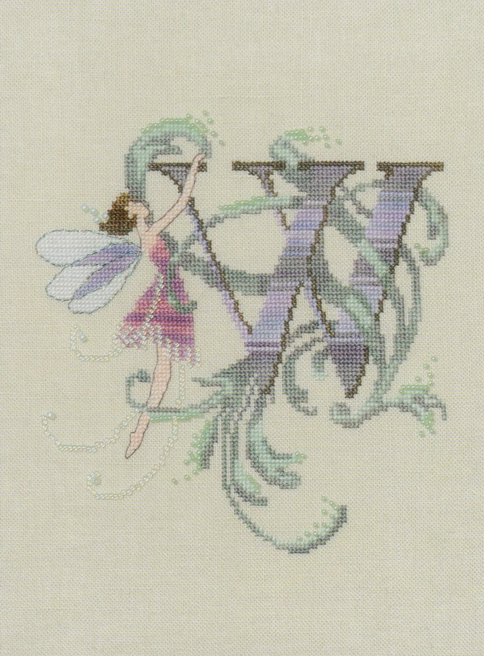 Letters From Nora - W - Cross Stitch Pattern