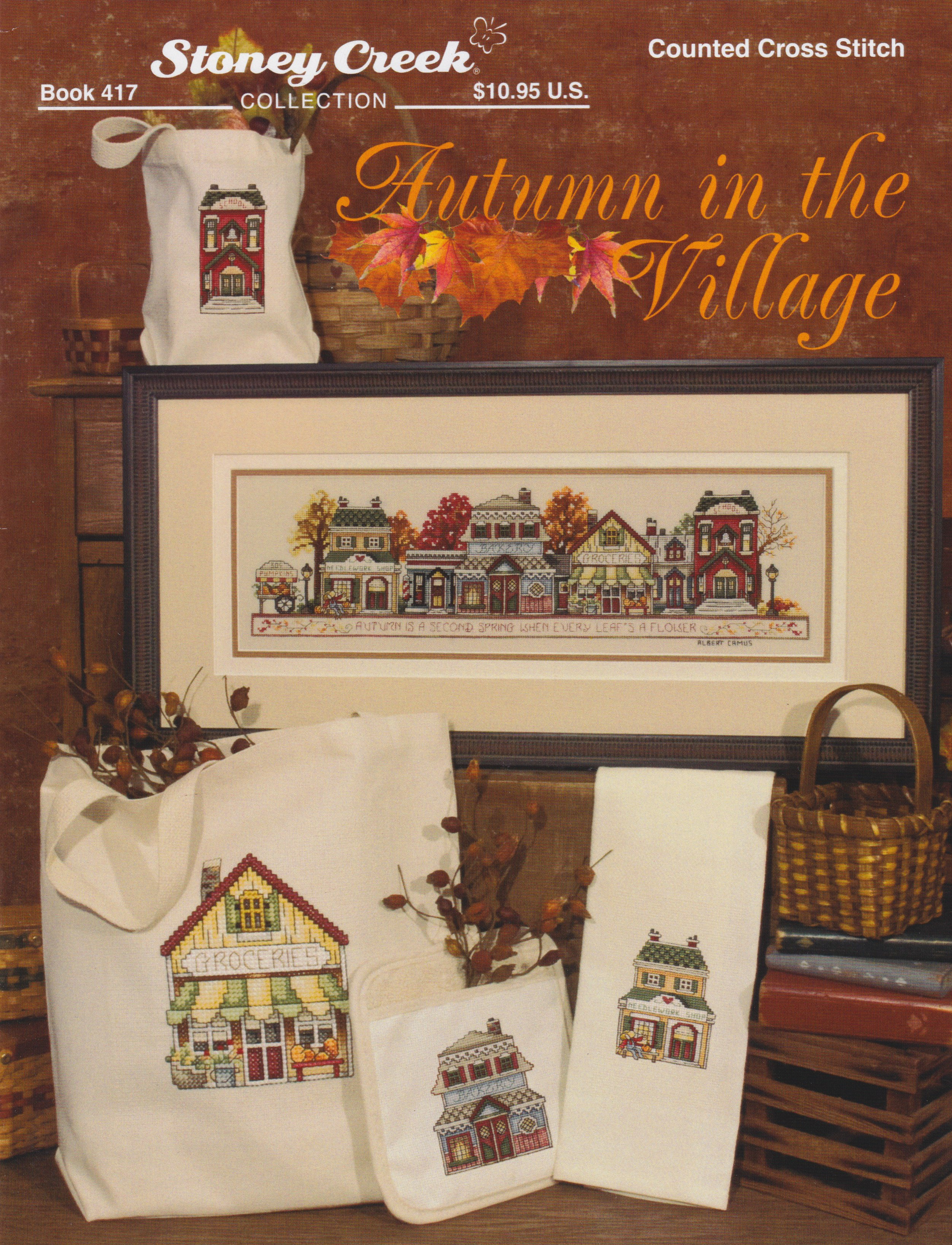 Autumn in the Village - Cross Stitch Pattern