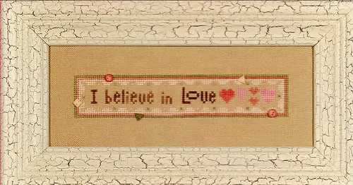 Believe in Love (Wee One) - Cross Stitch Pattern