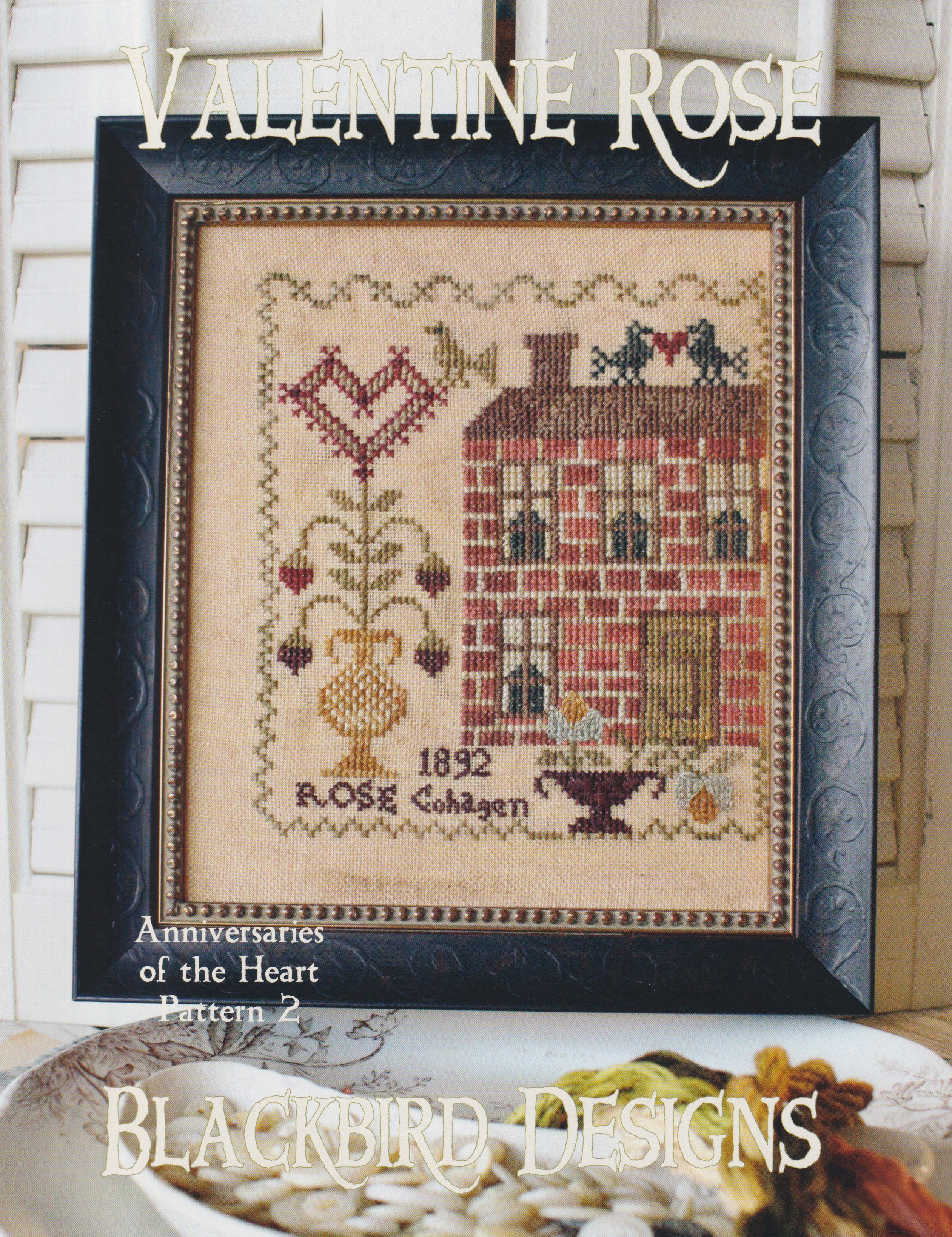 Valentine Rose - Anniversaries of the Heart 2 - Cross Stitch