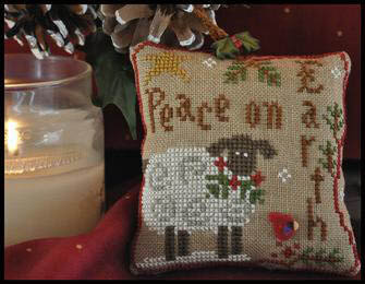 Ornament 5 - Winter Sheep - Cross Stitch Pattern