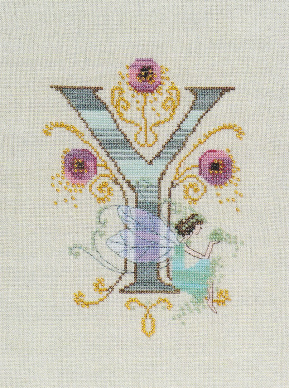 Letters From Nora - Y - Cross Stitch Pattern
