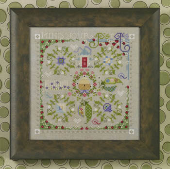 Pea's & Q's - Cross Stitch Pattern