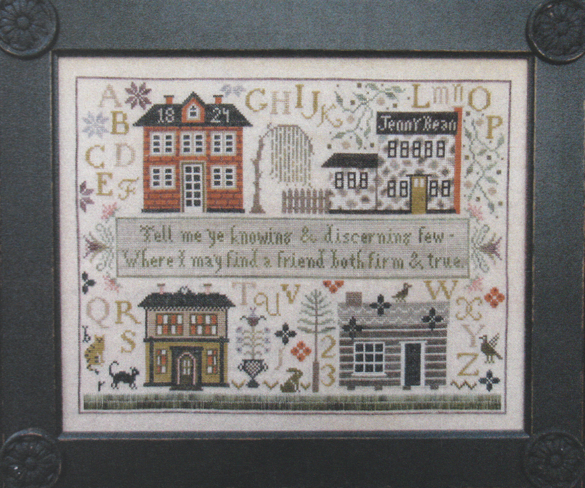 Jenny Bean's Friendship Sampler - Cross Stitch Pattern